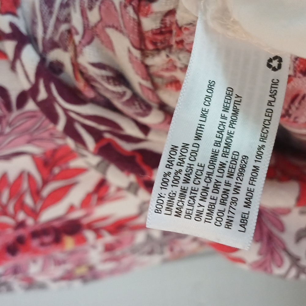 Knox Rose Boho Floral Maxi Tiered Dress Size Small - Picture 10 of 10